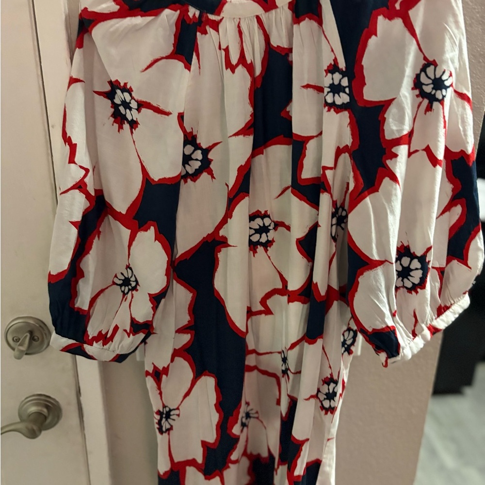 Sonoma White and Red Floral dress - Picture 4 of 4